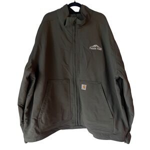 Carhartt Men's Super Dux Relaxed Fit Lightweight Softshell Jacket Gray Sz 3XL